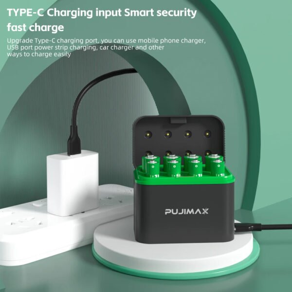 1.5V Smart Lithium Battery Charger Set - Image 2