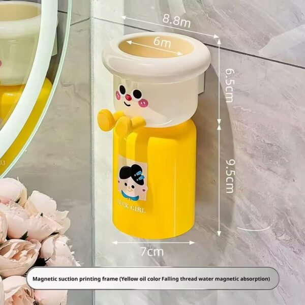 Cute Wall-Mounted Toothbrush Holder - Image 8