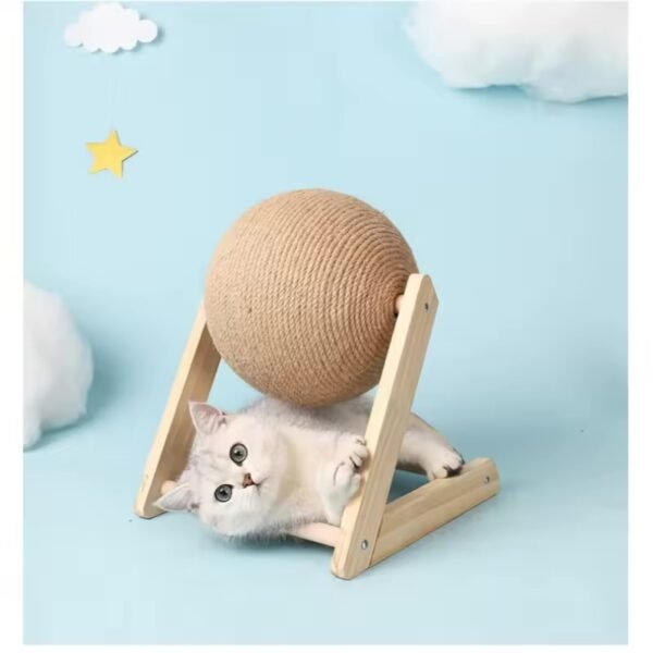 Vertical Sisal Cat Scratcher Ball - Image 5