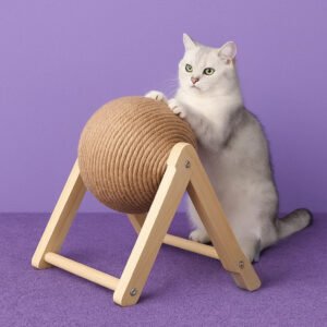 Vertical Sisal Cat Scratcher Ball