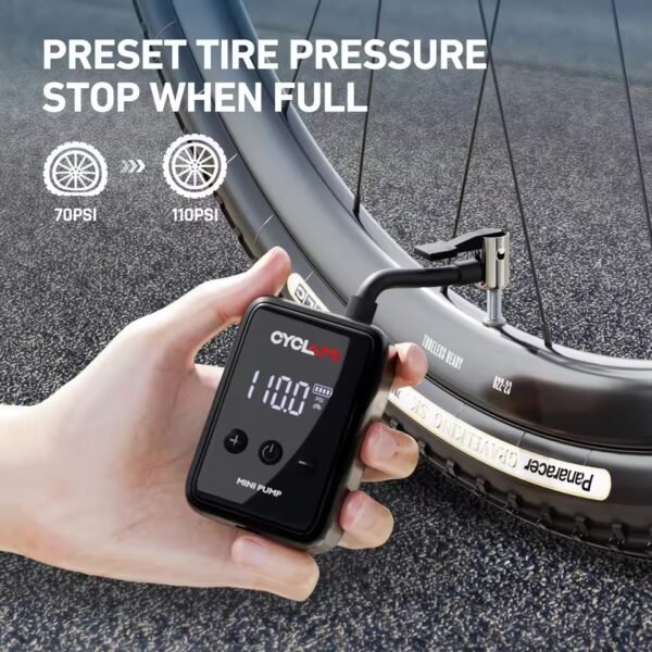 Mini Electric Bike Air Pump - Image 3